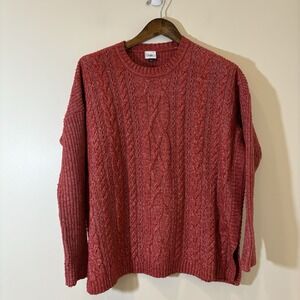 CAbi Oversized Playoff Pullover Sienna Cable Knit Sweater Small #4280 Fall‎ 2022